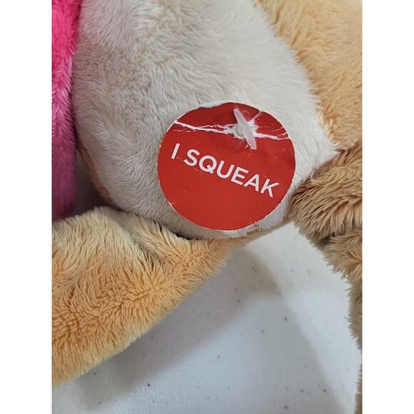 Dan Dee Clarice Rudolph The Red Nosed Reindeer Squeak Plush Stuffed Toy 13" - Picture 5 of 10